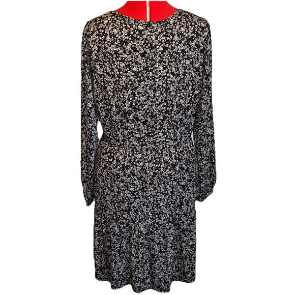 Kaileigh Sz 2X Magdalena Knit Tiered Dress Black White Formal Cottage Core NWT - Picture 2 of 9